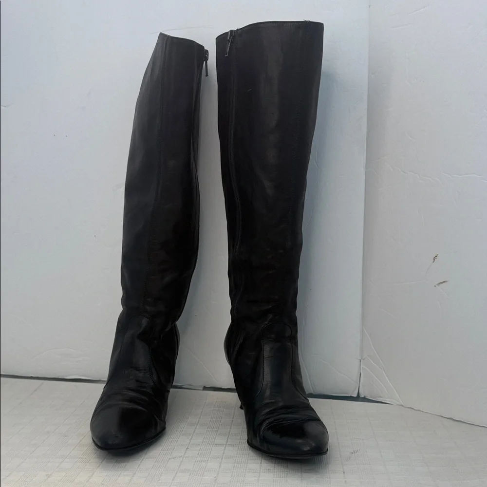 New Stevie knee-high boots in leather